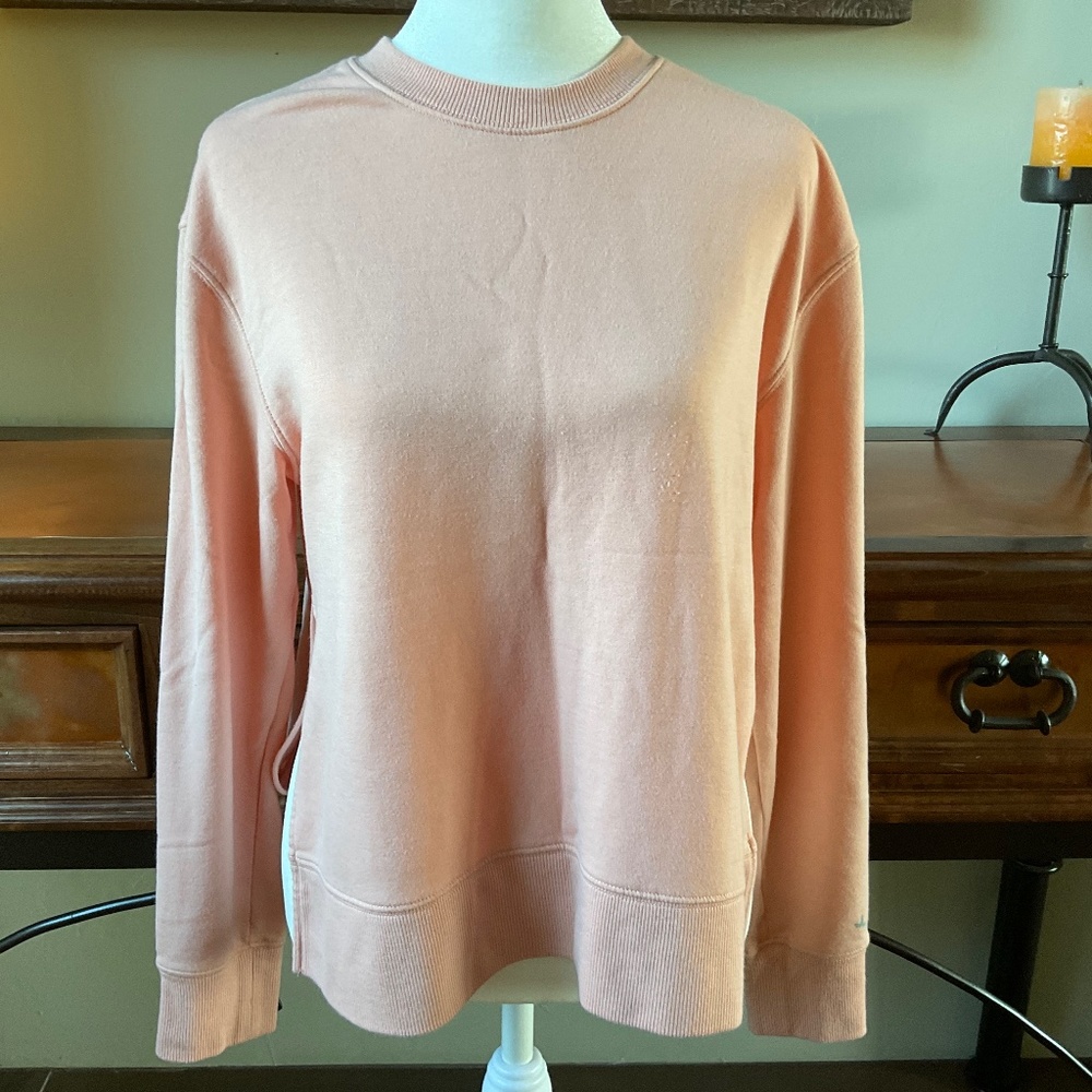 Joy Lab Super Soft Long Sleeve Shirt. Light Orange. Size S